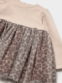 Vestido c/ tule Semente v (Bege)  para Bebé Menina - Mayoral