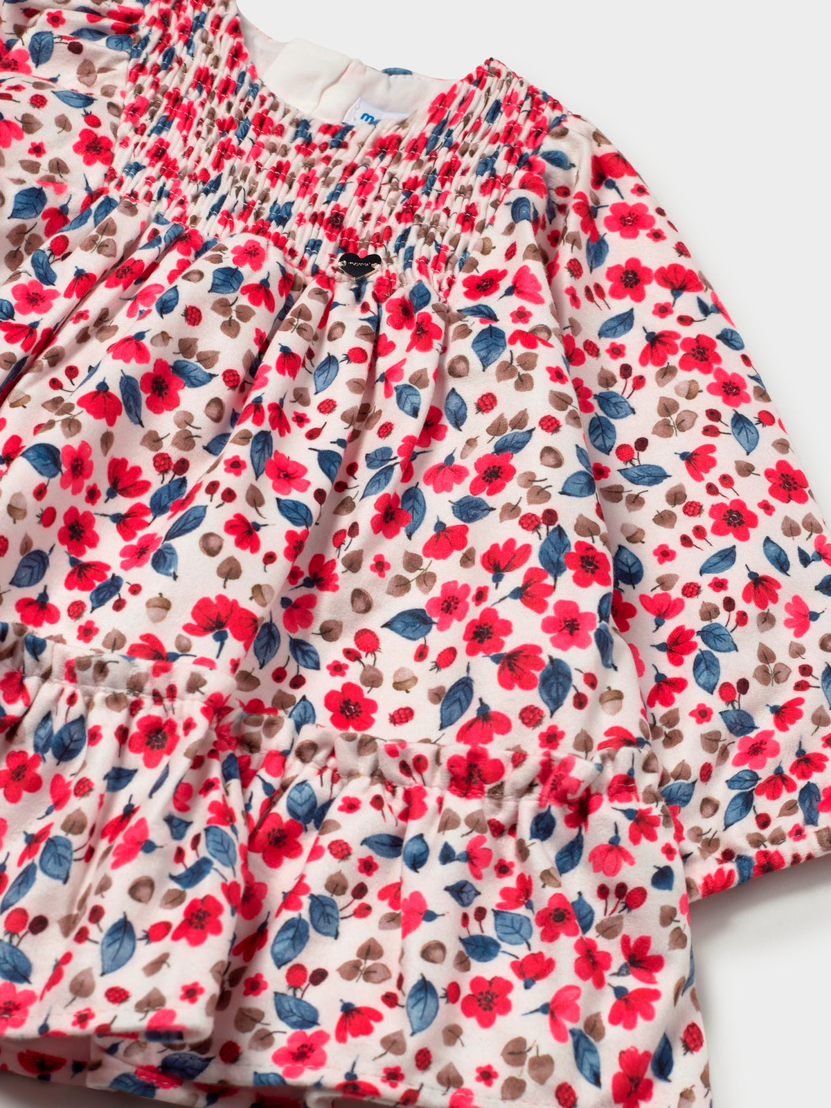 Vestido estampado Vermelho (Vermelho)  para Bebé Menina - Mayoral