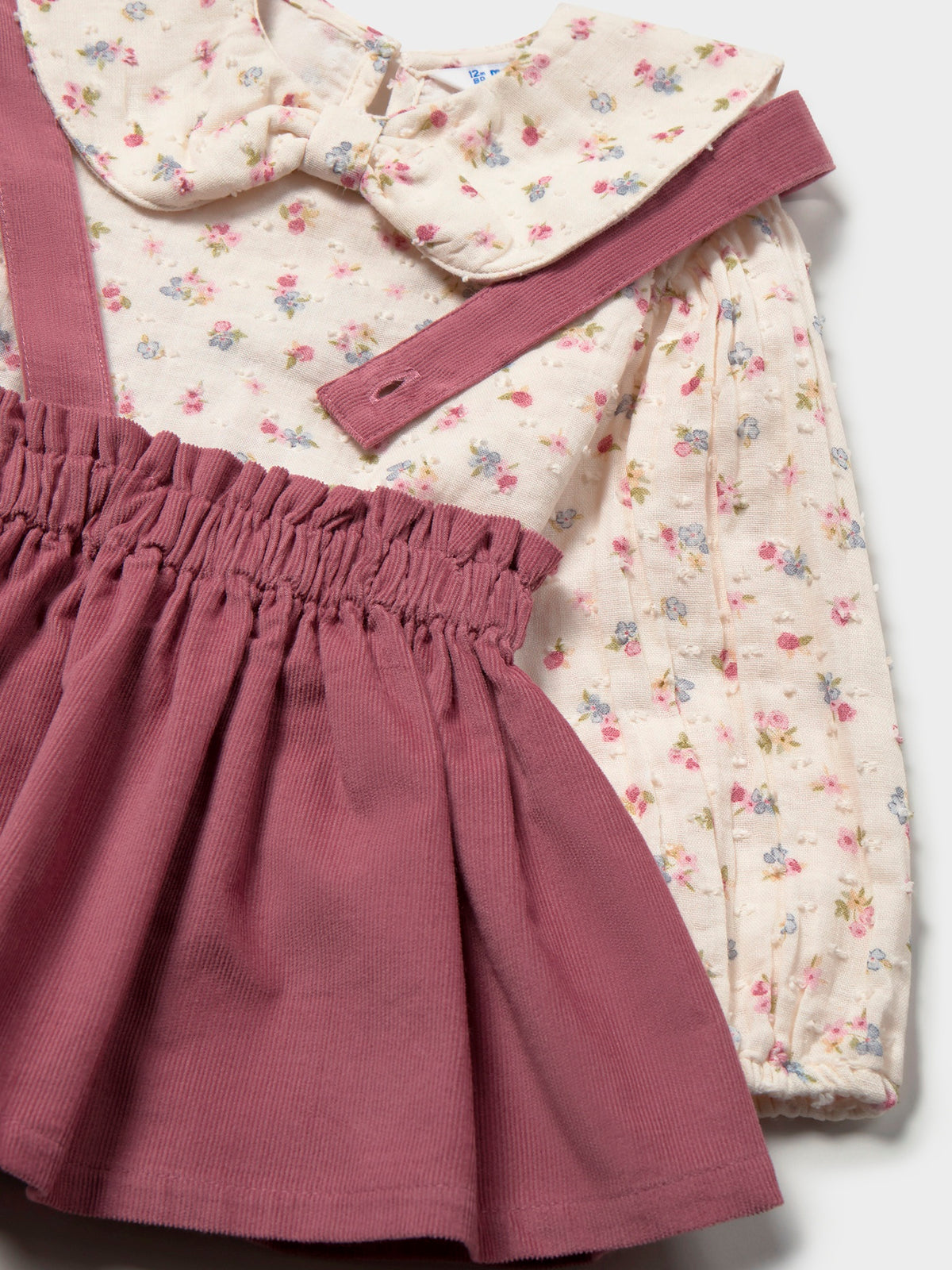 Conj. saia com alças Violeta (Violeta)  para Bebé Menina - Mayoral