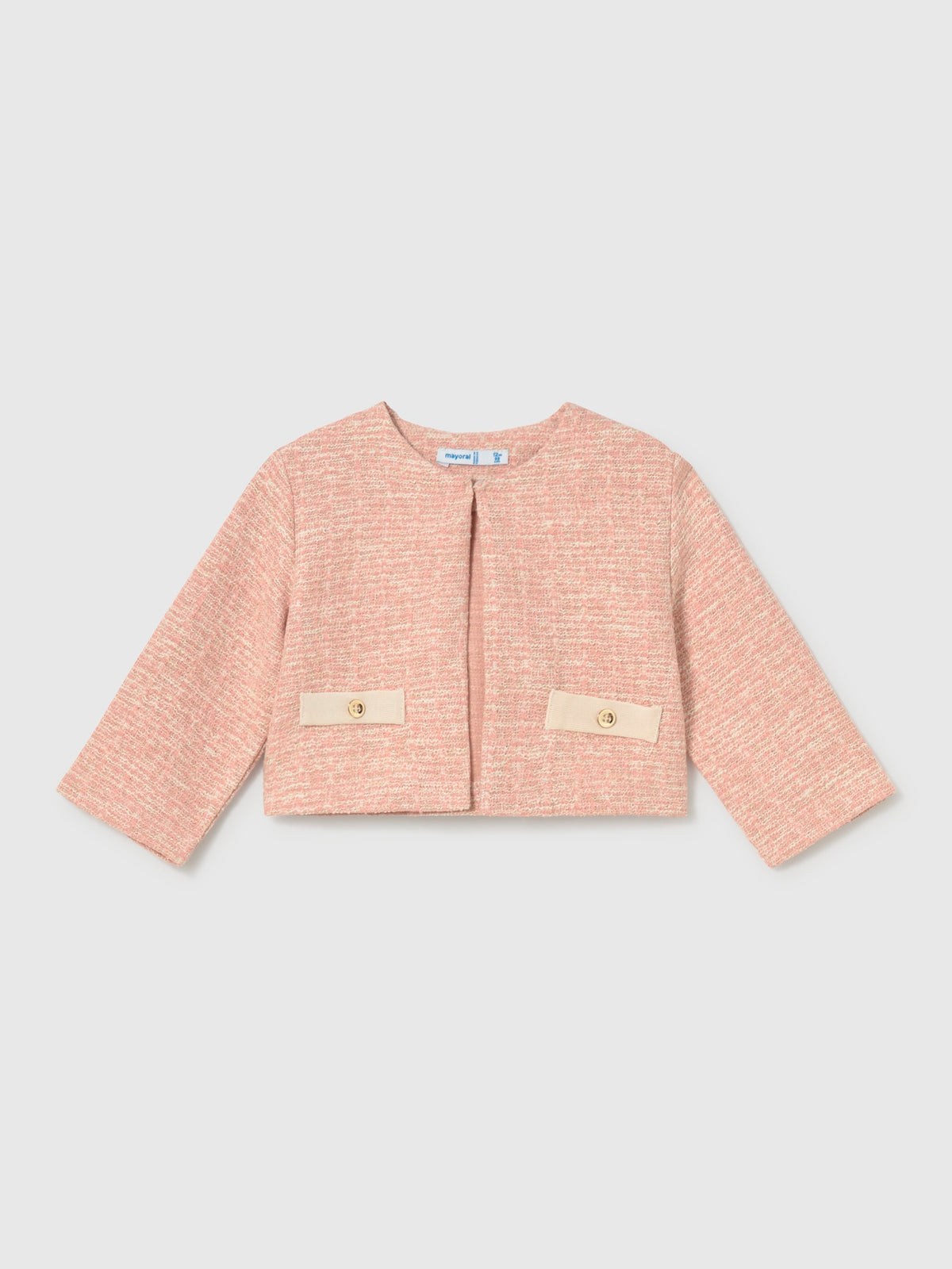 Conj. saia tweed Petisui (Rosa Bébé)  para Bebé Menina - Mayoral