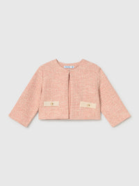 Conj. saia tweed Petisui (Rosa Bébé)  para Bebé Menina - Mayoral