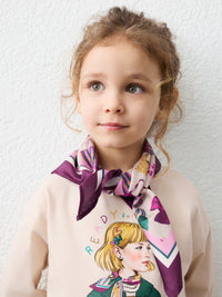 Camisola com lenço Tofu (Verde)  para Menina - Mayoral