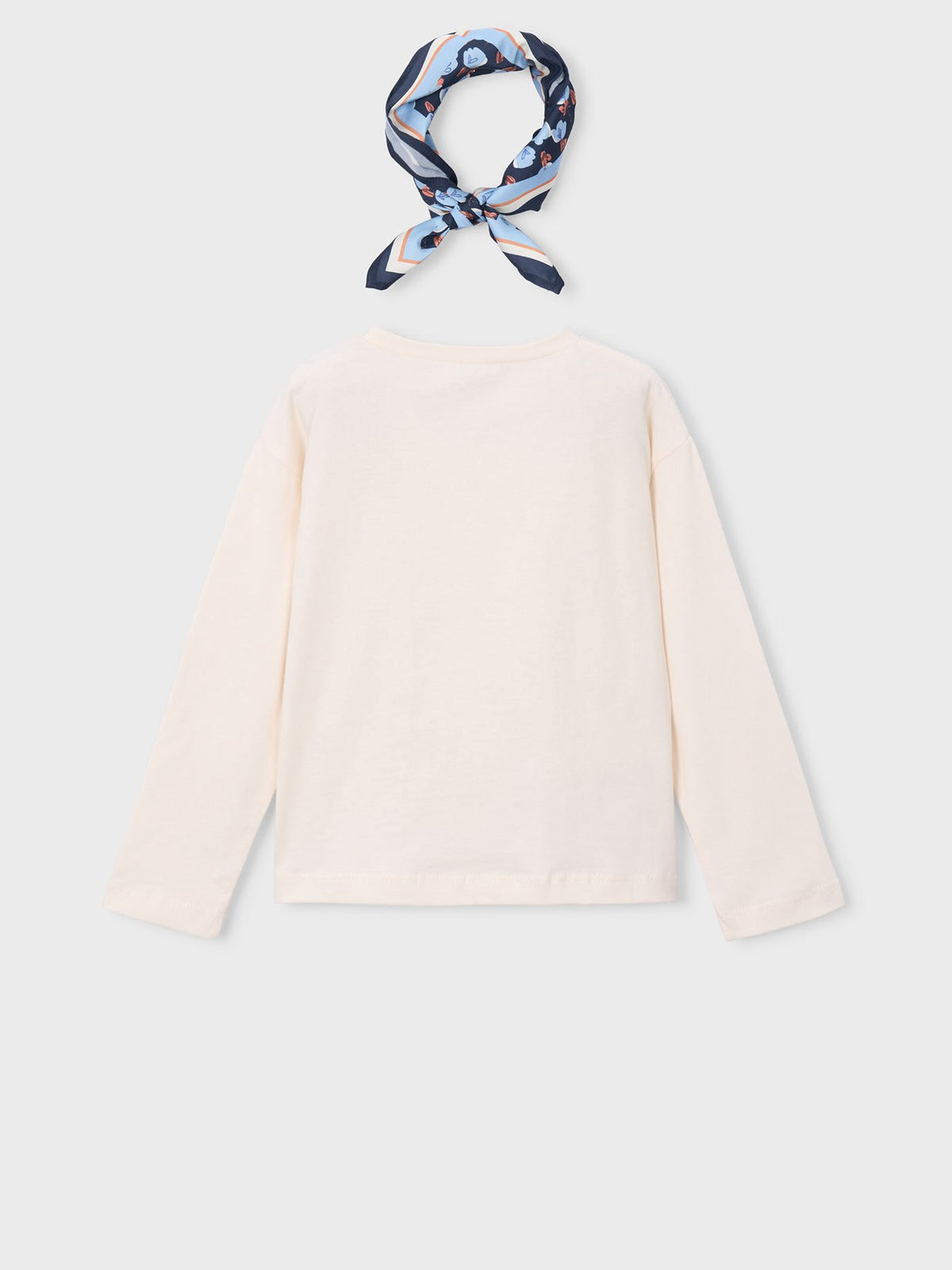 Camisola com lenço Soja-marin (Azul)  para Menina - Mayoral