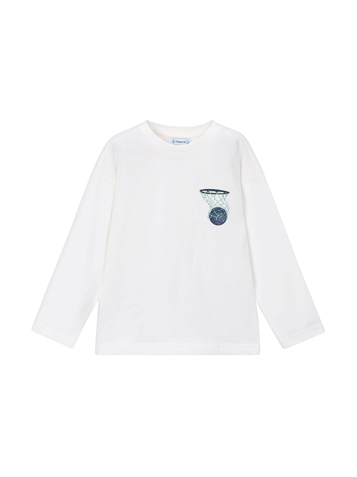 Camisola back print Nata (Creme / Pérola)  para Menino - Mayoral