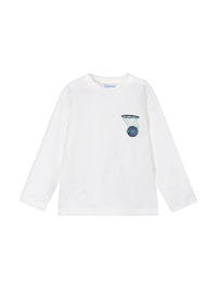Camisola back print Nata (Creme / Pérola)  para Menino - Mayoral
