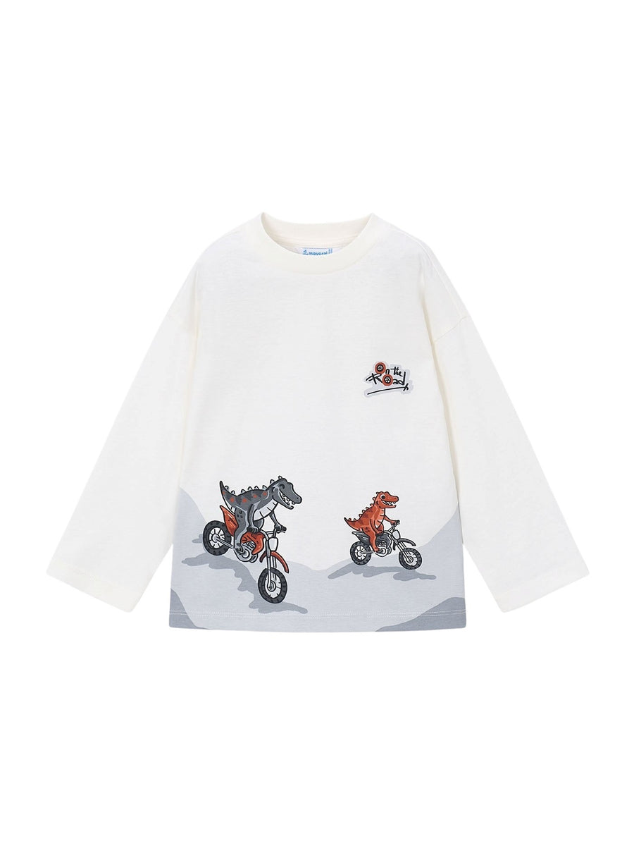 Camisola possicionada Nata-motos (Cinza Claro)  para Menino - Mayoral