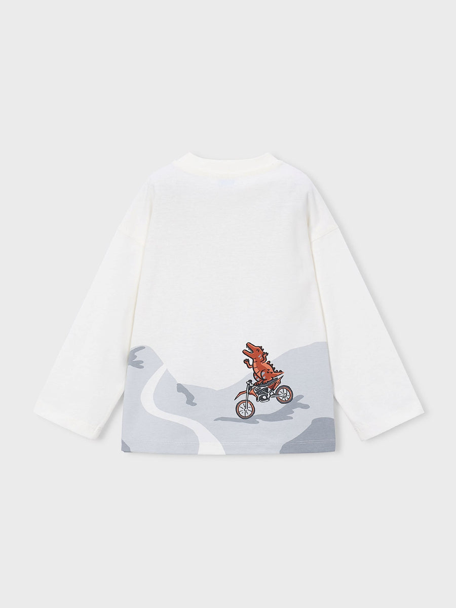 Camisola possicionada Nata-motos (Cinza Claro)  para Menino - Mayoral