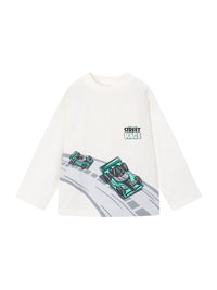 Camisola possicionada Nata-coche (Verde)  para Menino - Mayoral