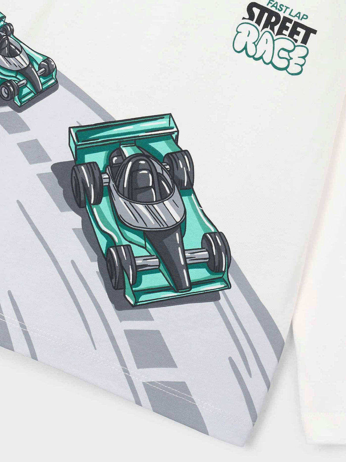Camisola possicionada Nata-coche (Verde)  para Menino - Mayoral