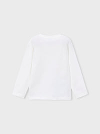 Camisola robot Nata (Creme / Pérola)  para Menino - Mayoral