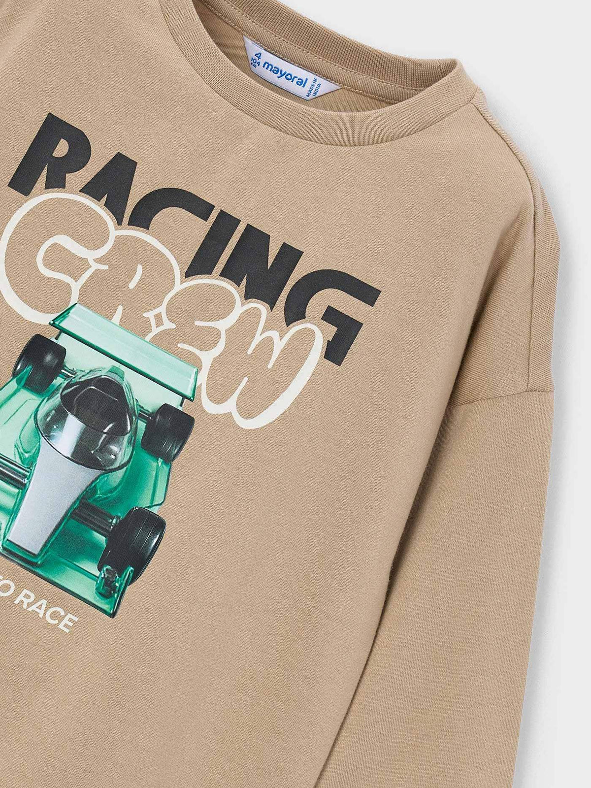 Camisola "racing" Avelã (Bege)  para Menino - Mayoral