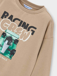 Camisola "racing" Avelã (Bege)  para Menino - Mayoral
