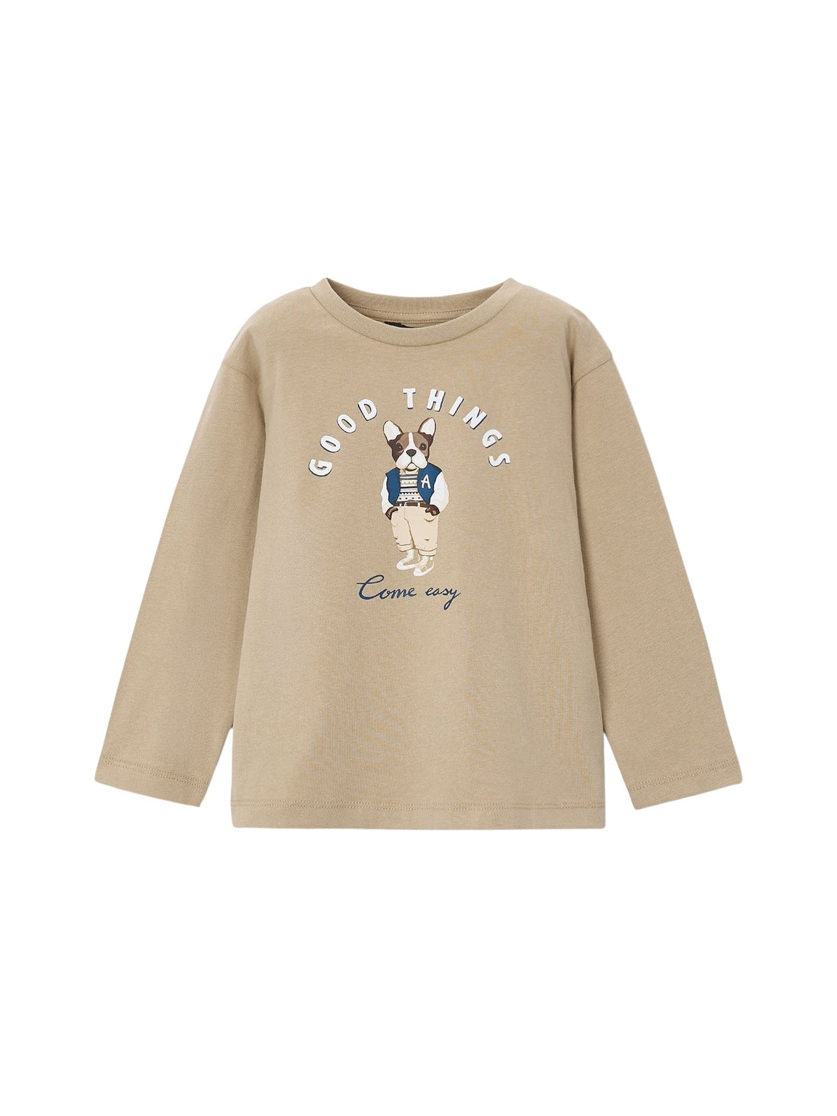 Camisola print cachorro Avelã (Bege)  para Menino - Mayoral