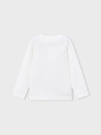 Camiseta m/comp. bordada Nata (Creme / Pérola)  para Menino - Mayoral