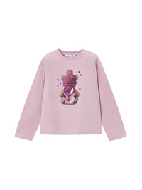 Camisola Rosa malva (Lilás)  para Menina - Mayoral
