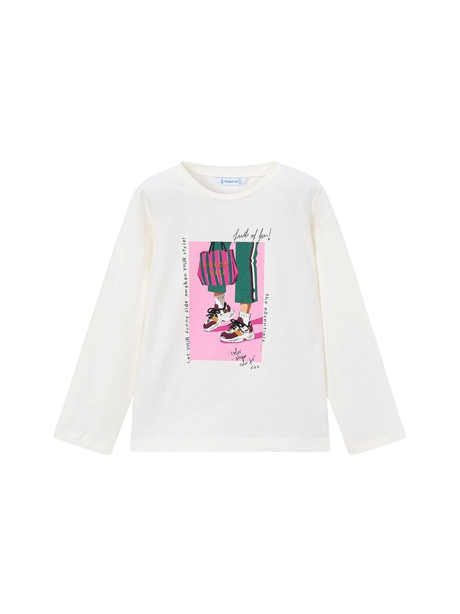 Camisola Crú-V.garr (Verde Escuro)  para Menina - Mayoral