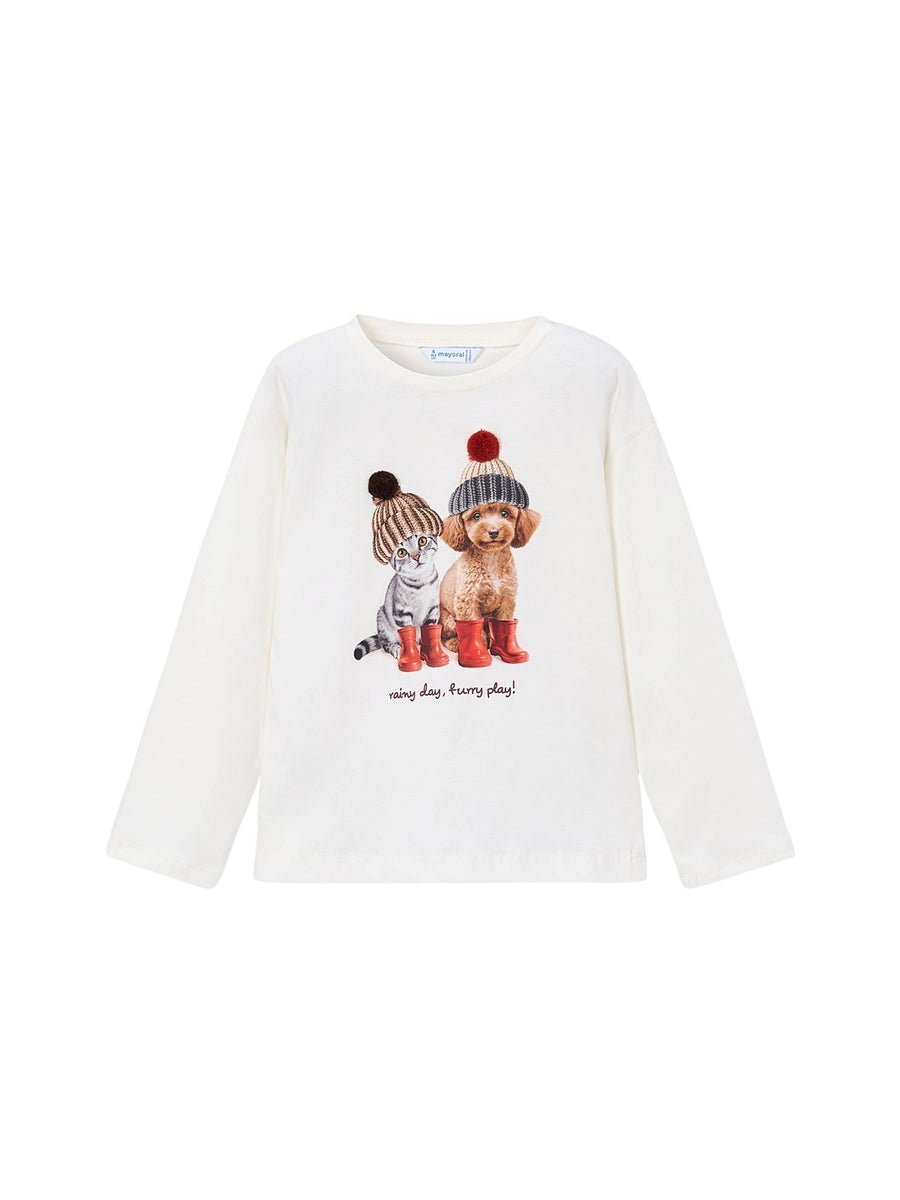 Camisola Crú (Creme / Pérola)  para Menina - Mayoral