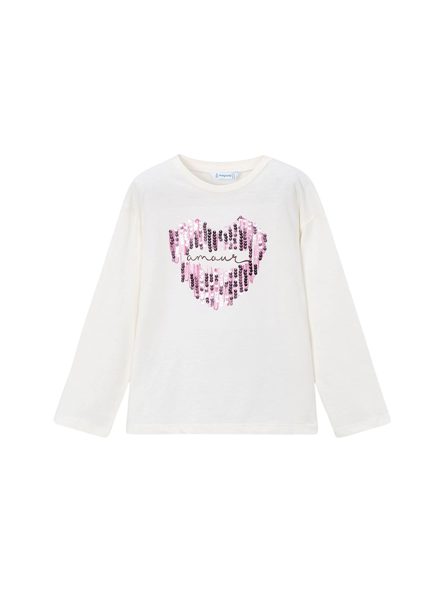 Camisola Crú-malva (Lilás)  para Menina - Mayoral