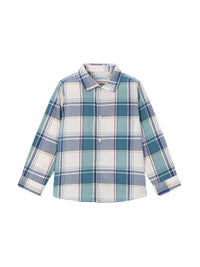 Camisa m/comp.xadrez Lago (Turquesa)  para Menino - Mayoral