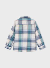 Camisa m/comp.xadrez Lago (Turquesa)  para Menino - Mayoral