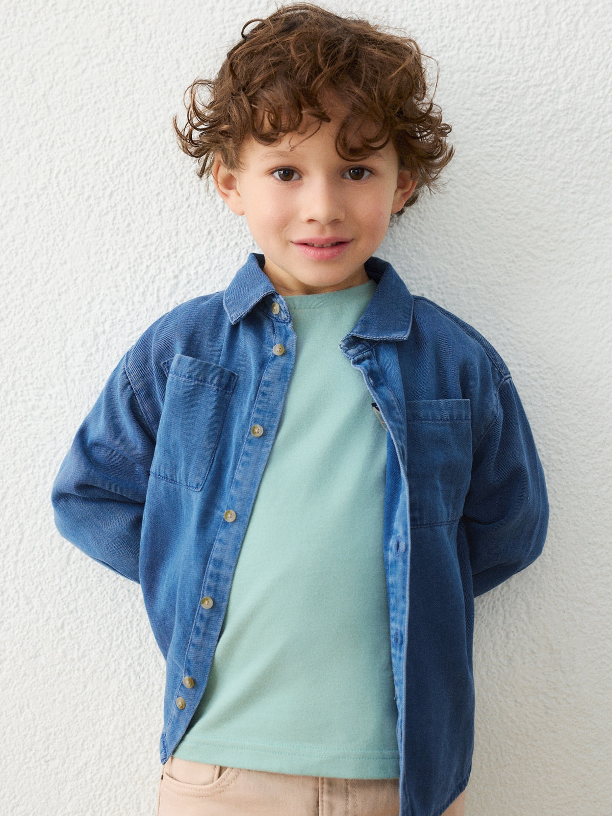 Camisa m/comp. ganga Base (Ganga)  para Menino - Mayoral