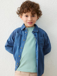 Camisa m/comp. ganga Base (Ganga)  para Menino - Mayoral