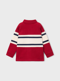 Polo m/comp. combinado bebé Vermelho (Vermelho)  para Menino - Mayoral