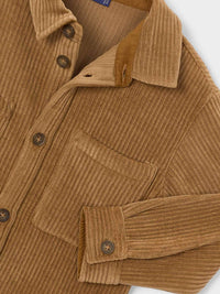 Sobrecamisa bombazina Dark barro (Castanho Claro)  para Menino - Mayoral