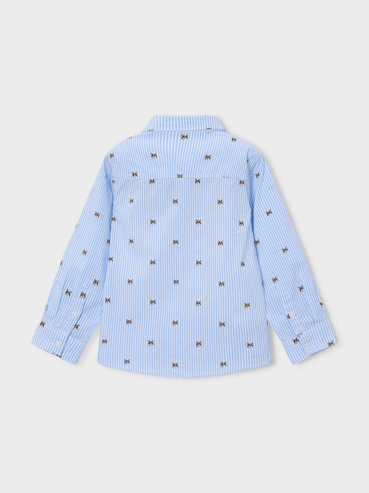 Camisa m/comp. estampada Cachorrito (Celeste)  para Menino - Mayoral