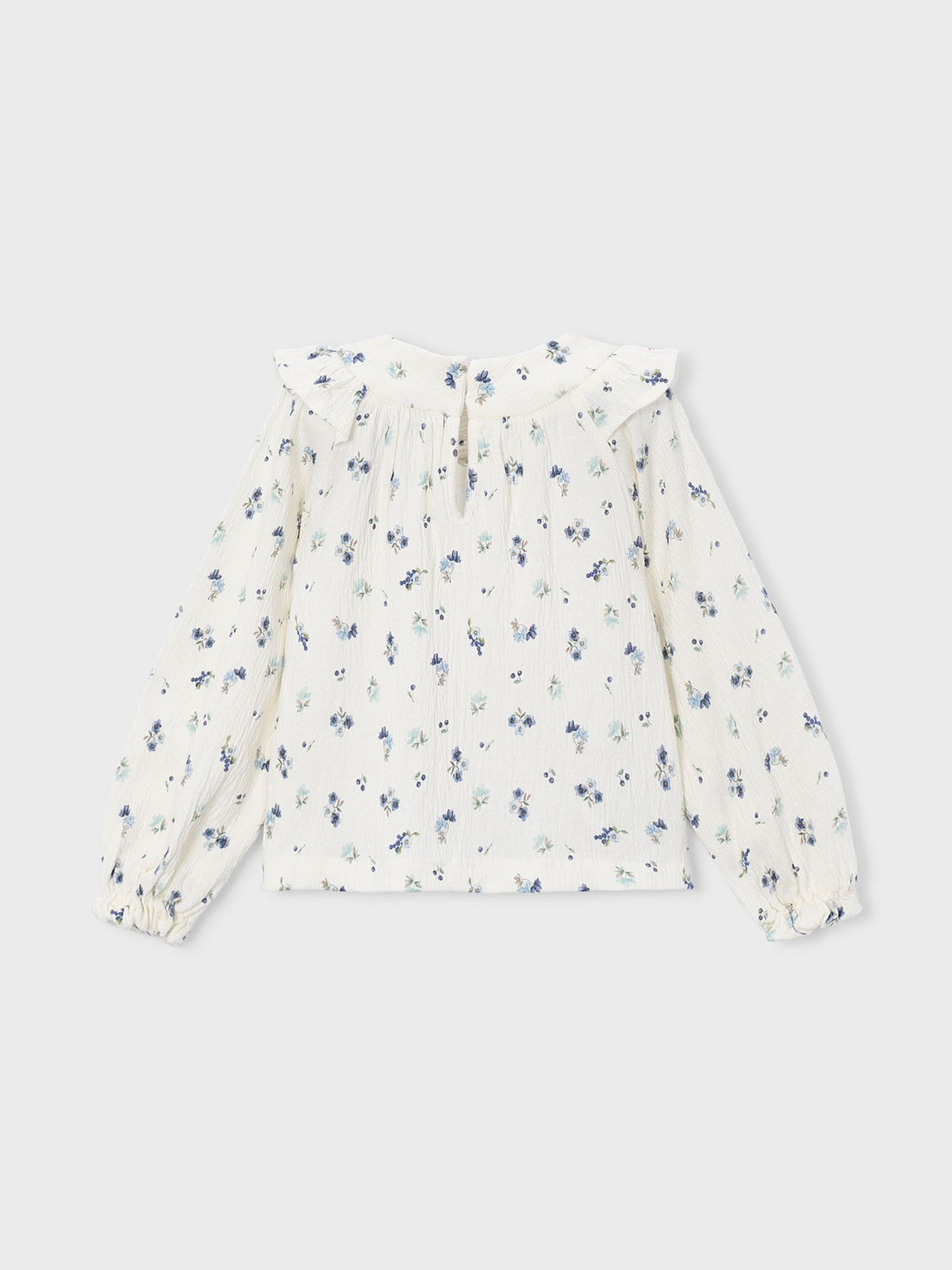 Blusa Bambula estampada Crú-anis (Creme / Pérola)  para Menina - Mayoral
