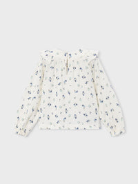 Blusa Bambula estampada Crú-anis (Creme / Pérola)  para Menina - Mayoral