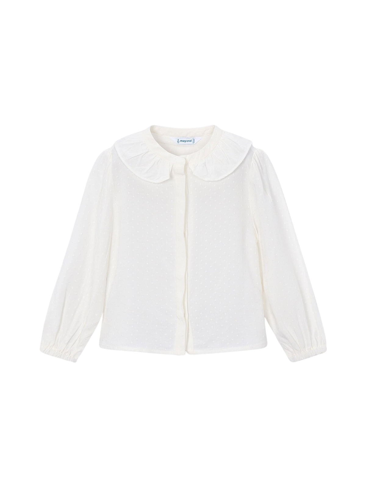 Blusa classica Crú (Creme / Pérola)  para Menina - Mayoral