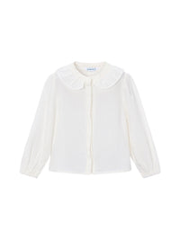 Blusa classica Crú (Creme / Pérola)  para Menina - Mayoral
