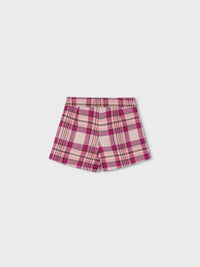 Bermuda xadrez Framboesa (Vermelho Escuro)  para Menina - Mayoral
