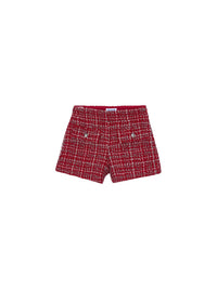 Bermuda tweed Vermelho (Vermelho)  para Menina - Mayoral