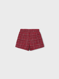 Bermuda tweed Vermelho (Vermelho)  para Menina - Mayoral
