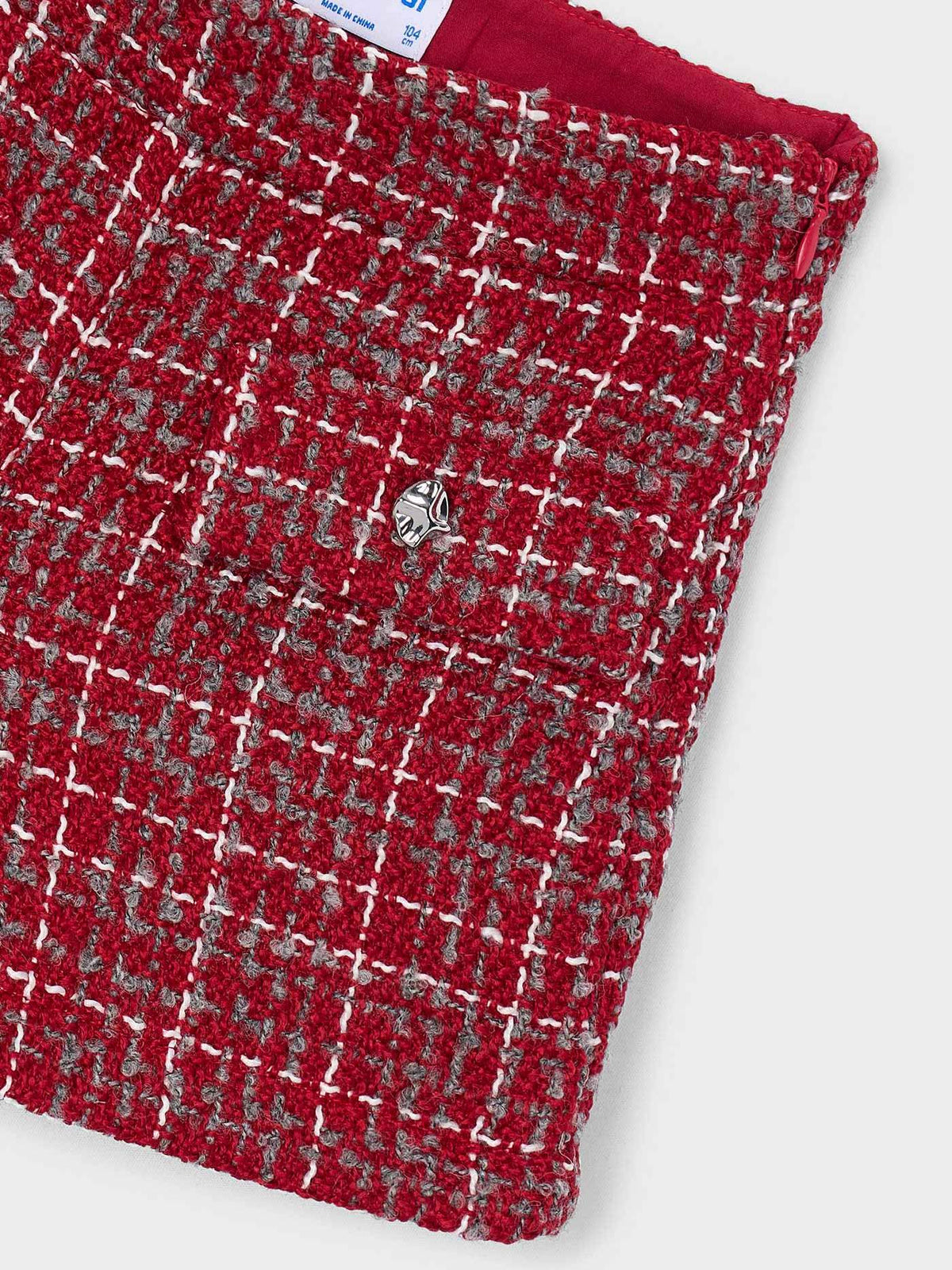 Bermuda tweed Vermelho (Vermelho)  para Menina - Mayoral