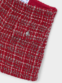 Bermuda tweed Vermelho (Vermelho)  para Menina - Mayoral