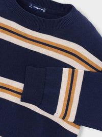Jersey riscas Marinho (Marinho)  para Menino - Mayoral