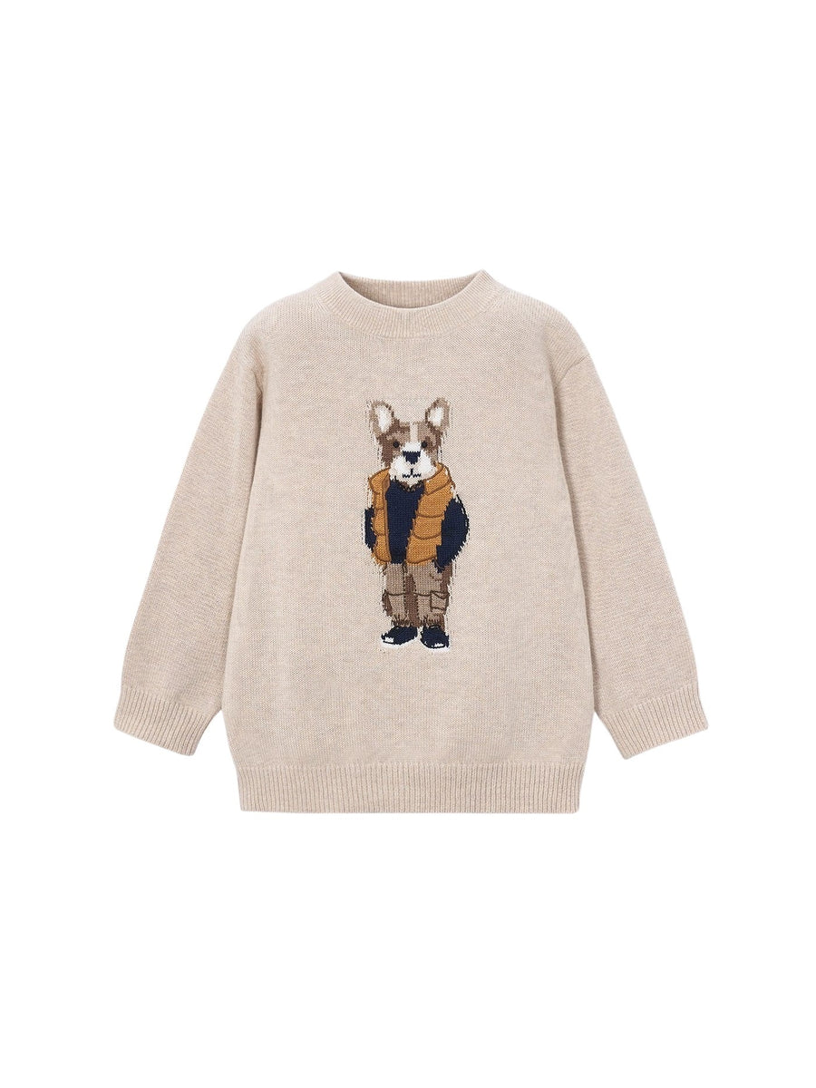 Jersey intarsia Cereal vig (Bege)  para Menino - Mayoral