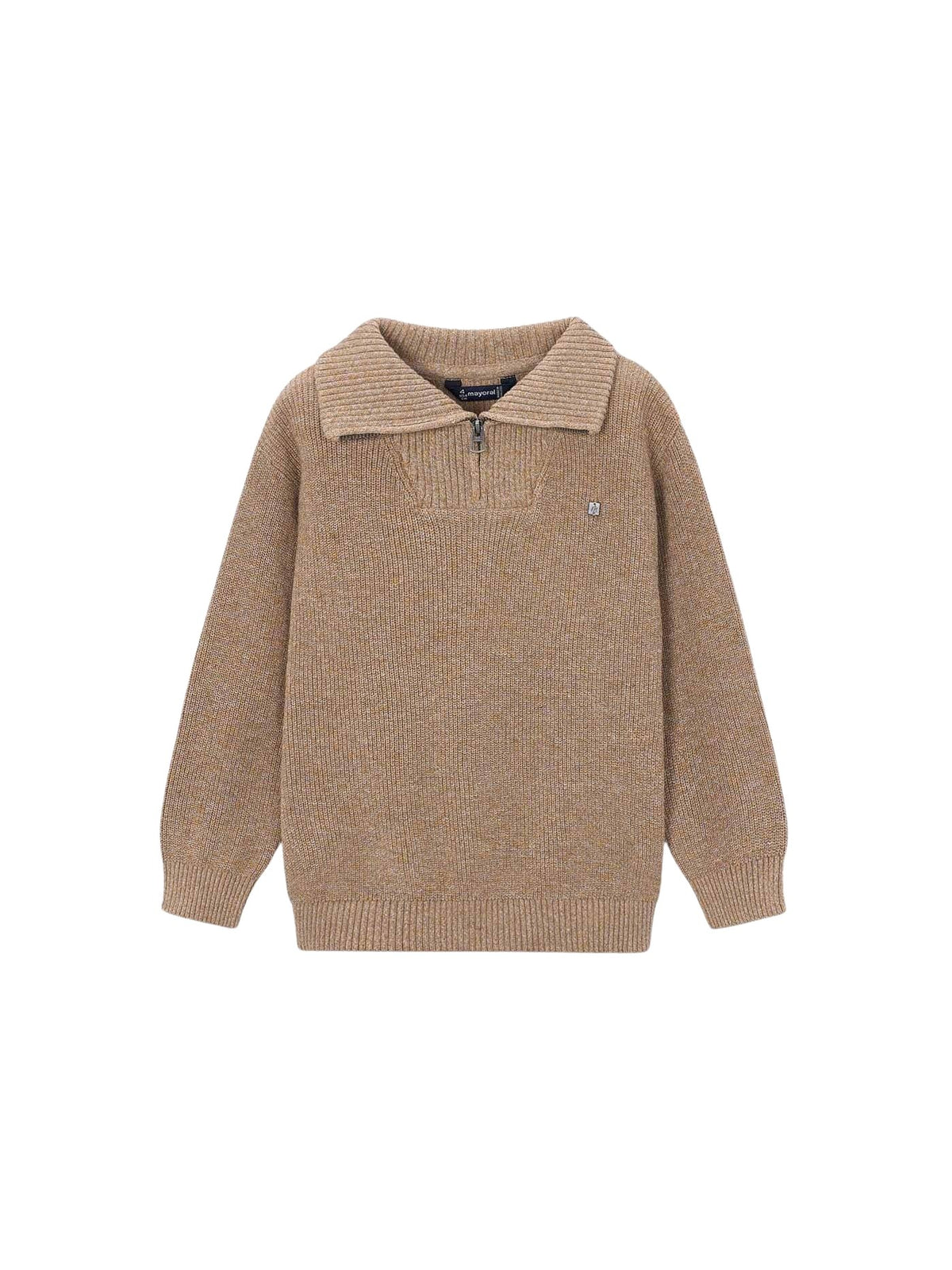 Jersey fecho Cacao twee (Castanho)  para Menino - Mayoral