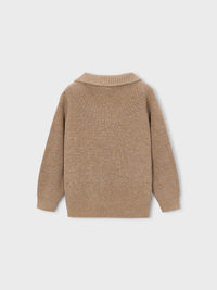 Jersey fecho Cacao twee (Castanho)  para Menino - Mayoral