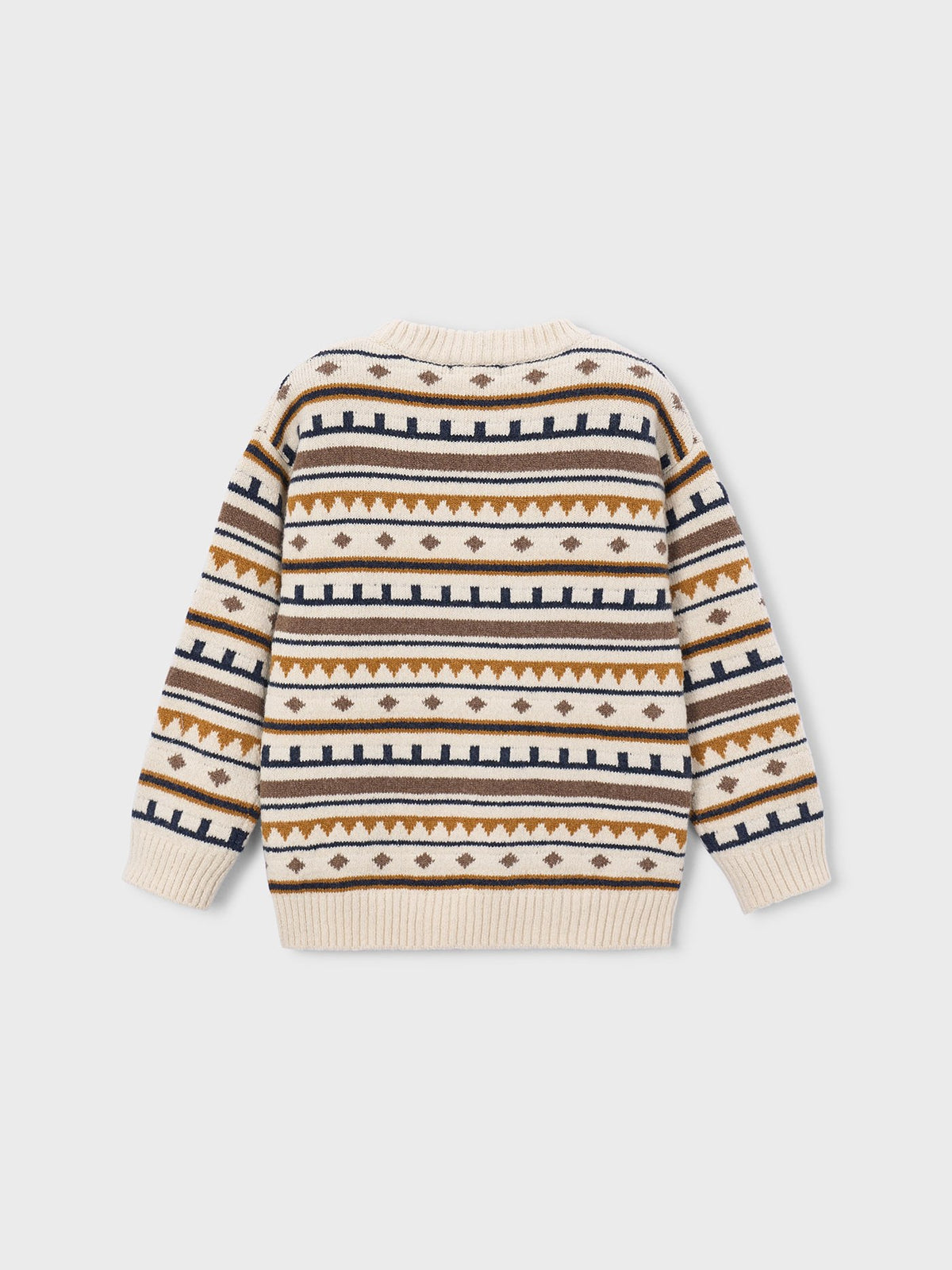 Jersey jacquard Cereal vig (Bege)  para Menino - Mayoral