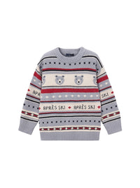 Jersey jacquard Nebola vig (Cinza)  para Menino - Mayoral