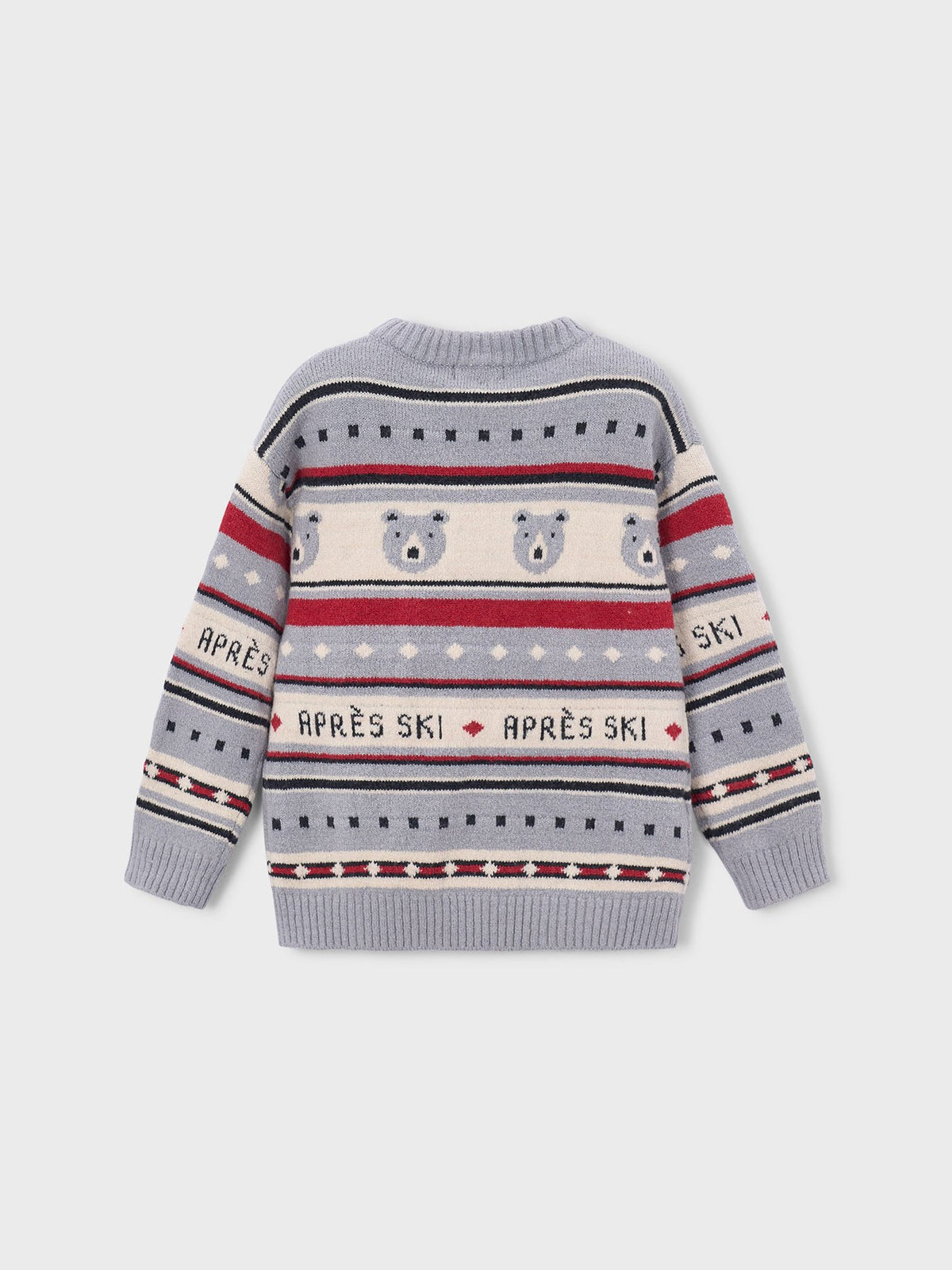Jersey jacquard Nebola vig (Cinza)  para Menino - Mayoral