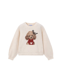 Jersey intarsia Milk vig (Bege)  para Menina - Mayoral