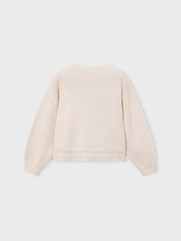 Jersey intarsia Milk vig (Bege)  para Menina - Mayoral
