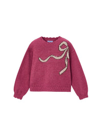 Jersey intarsia Petala mez (Rosa Velho)  para Menina - Mayoral