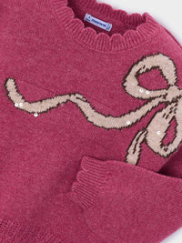 Jersey intarsia Petala mez (Rosa Velho)  para Menina - Mayoral