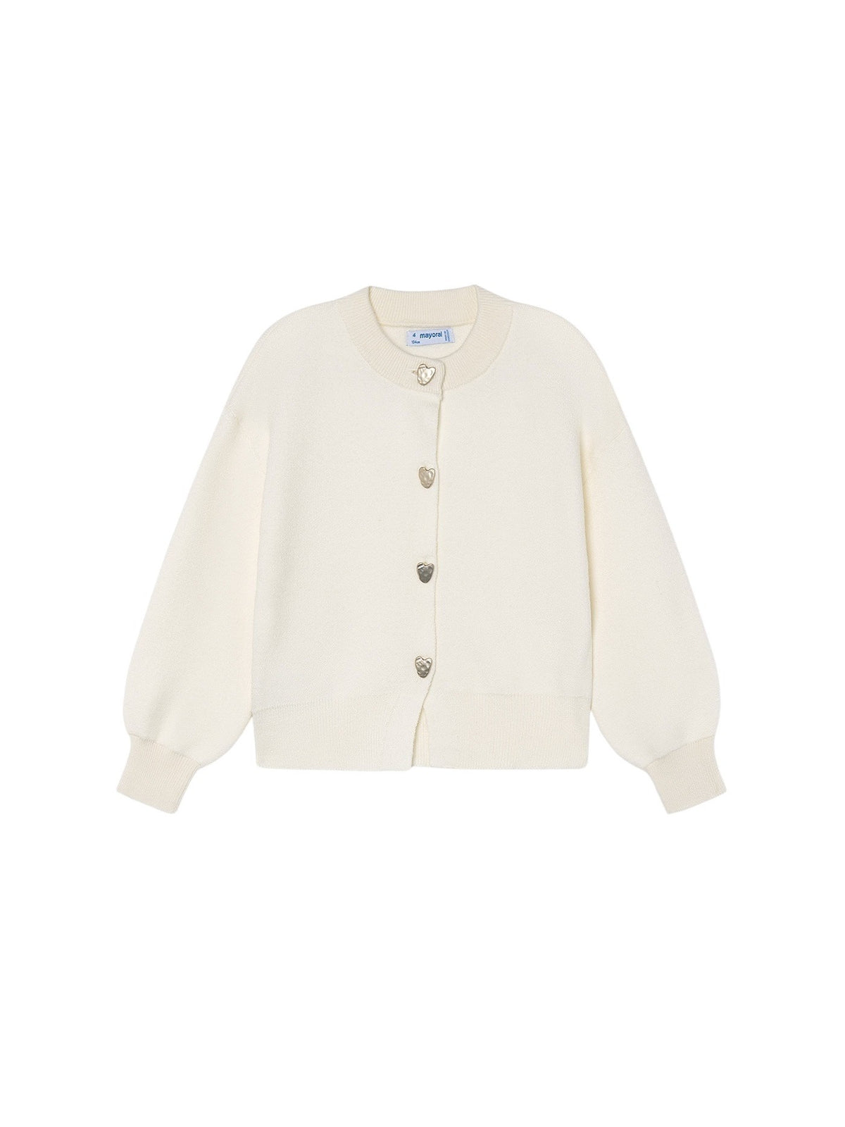 Casaco tricot bebé Soja (Creme / Pérola)  para Menina - Mayoral